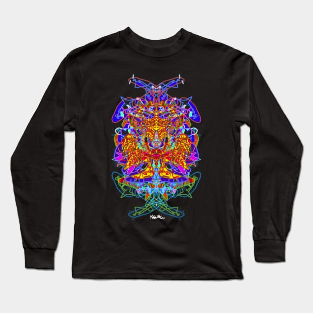 MetaRagz color67 psychedelic Long Sleeve T-Shirt by MetaRagz